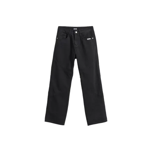 ENTONG Черные Унисекс Джинсы