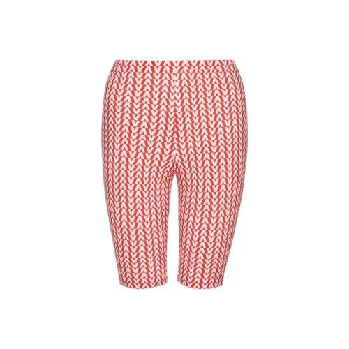 Valentino Red Women's Casual Shorts Валиентино Красный Женские Повседневные Шорты