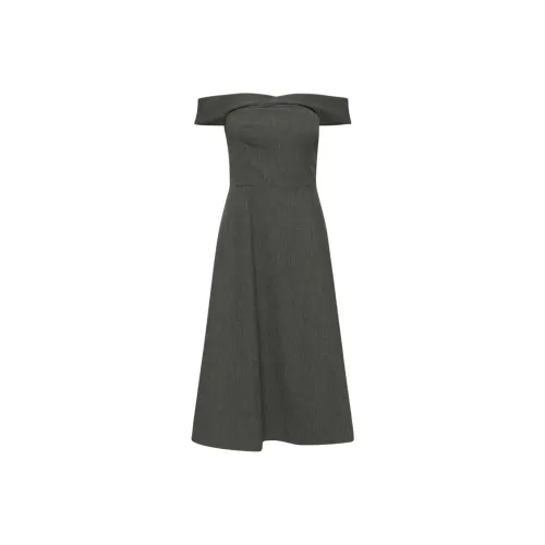 ARITZIA FW24 WILFRED Victoire Платье Короткий Рукав Платье Женское Черный GREY Черный Серый