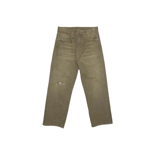 R13 Оливковые Женские Джинсы