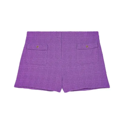 Maje Повседневные шорты женские фиолетовые