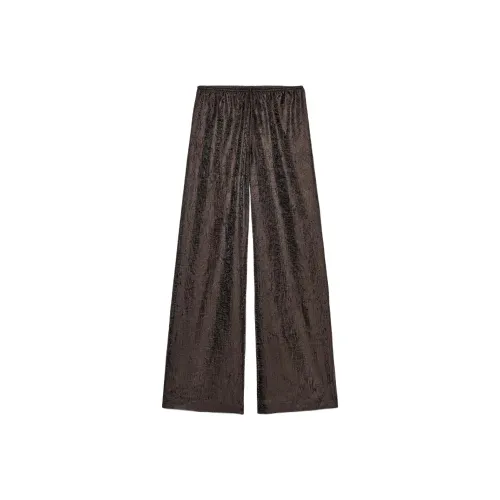 ZARA Коричневые Женские Повседневные Брюки