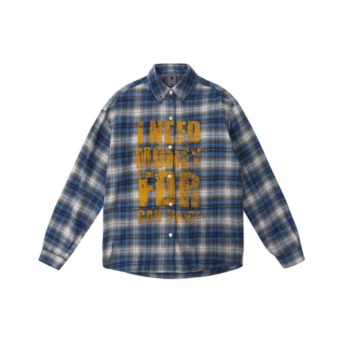 FDR Синие Унисекс Рубашки