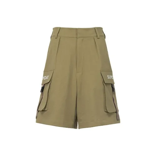 Sumday Athletics Хаки Женские Повседневные шорты