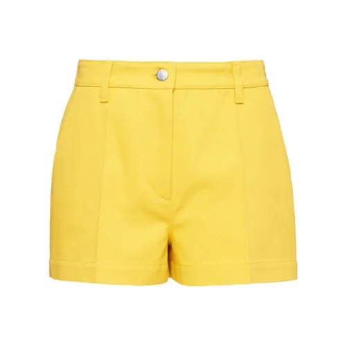 PRADA Желтые Женские Повседневные Шорты