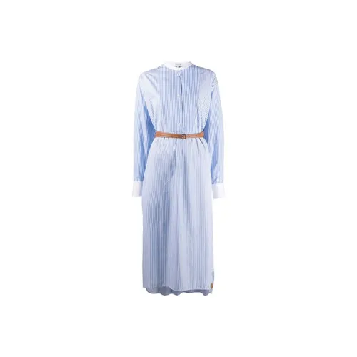 LOEWE Blue Женские Длинные Рукава Платья
