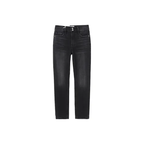 Рамка Темно-серый Женские Джинсы