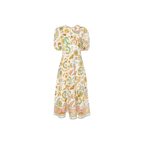 ALEMAIS SS24 Короткий рукав Платье Женское Многоцветное