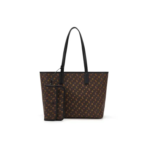 ELLE Сумка из синтетической кожи сумка для покупок сумка через плечо женская черная коричневая