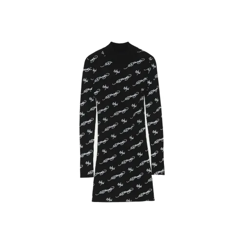 Ed Hardy E1OAW285 Black Женские Длинные Рукава Платья