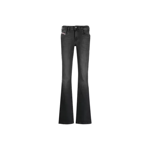 DIESEL Темно-серые Женские Джинсы