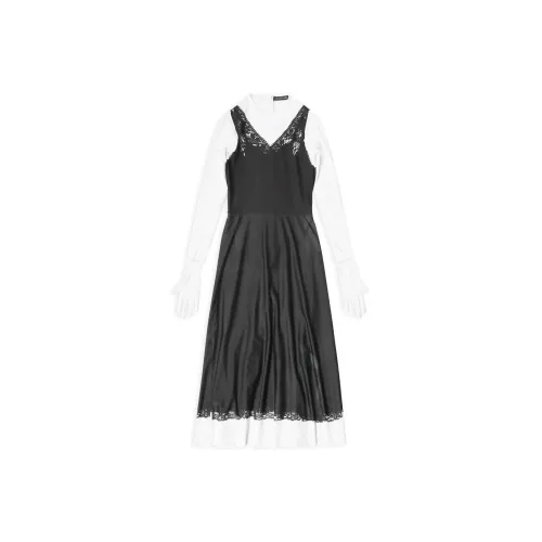 BALENCIAGA Черные Женские Слиплатья