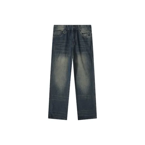 BEAR UNION Джинсы Унисекс Павлин Синий