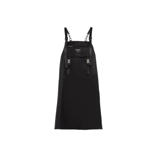 PRADA Черные Женские Платья без рукавов