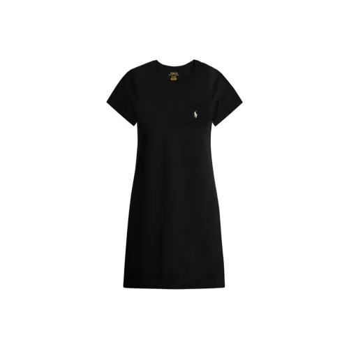 Polo Ralph Lauren Короткий рукав Платье Женское Черное