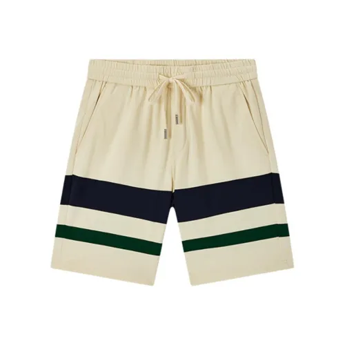 DILLO SS25 Повседневные шорты Мужские Экрю Полосы