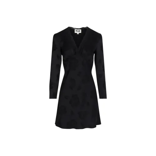 Rouje Minetta Платье Длинное с длинными рукавами Женское Черное