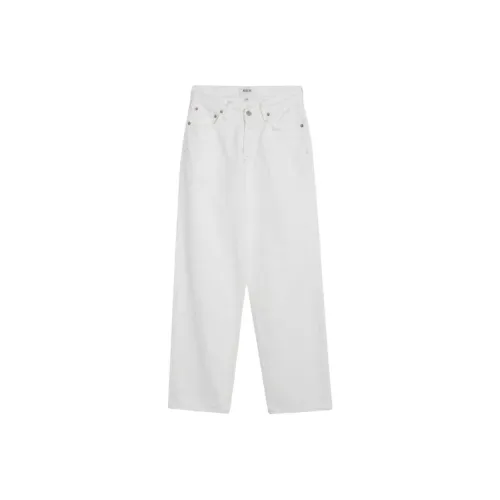 AGOLDE SS25 Джинсы Женские Белые