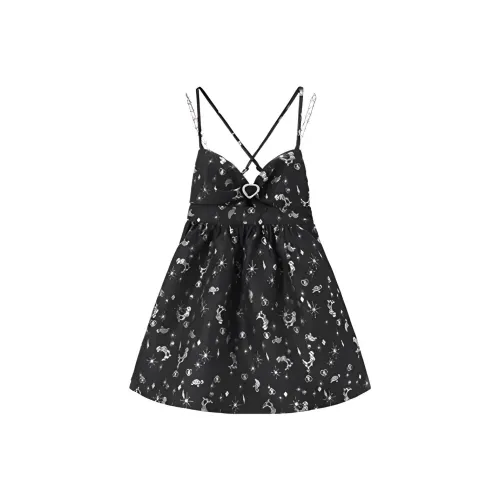 LULUALWAYS SS22 Юбка-платье Черная