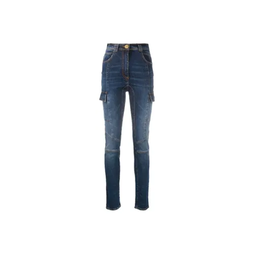 BALMAIN Синие Женские Джинсы
