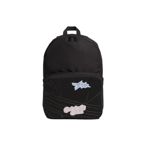 Adidas Originals Переработанный полиэстер Ноутбук Сумка Портативный Рюкзак Унисекс Черный