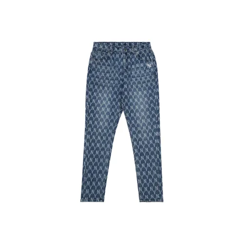 Mlb Base Logo New York Yankees Jeans Women's Blue