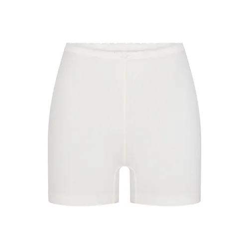 Skims Белые Женские Повседневные Шорты