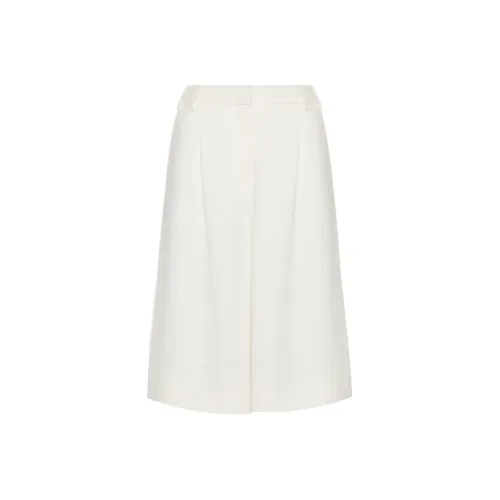 Valentino FW21 Шорты Женские Айвори Белый