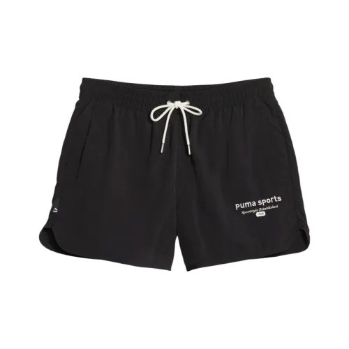 PUMA Повседневные шорты женские черные