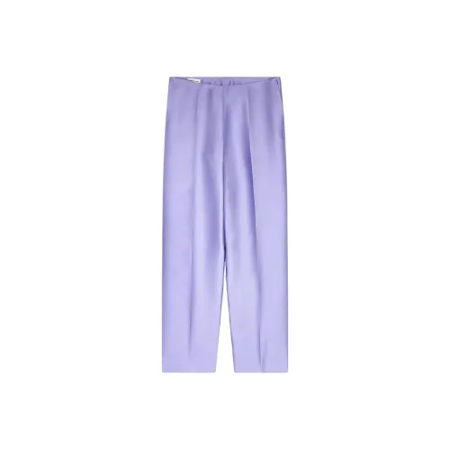 DRIES VAN NOTEN Светло-фиолетовые Женские Повседневные Брюки