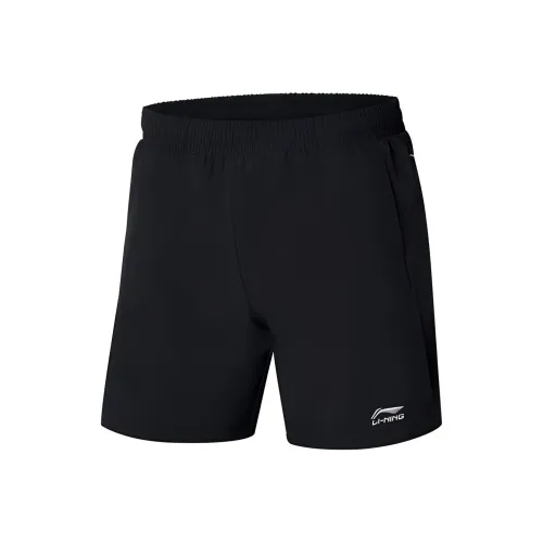 LINING Badminton series Черные Женские Повседневные шорты