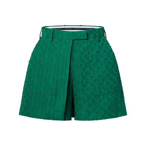 LOUIS VUITTON Новые ежеквартальные продукты LV Зеленые Женские Повседневные шорты