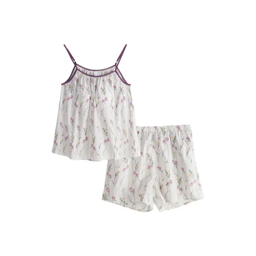 Xuan Liang 63923 Фиолетовый [Фиксированный Pad] Женские Пижамные комплекты