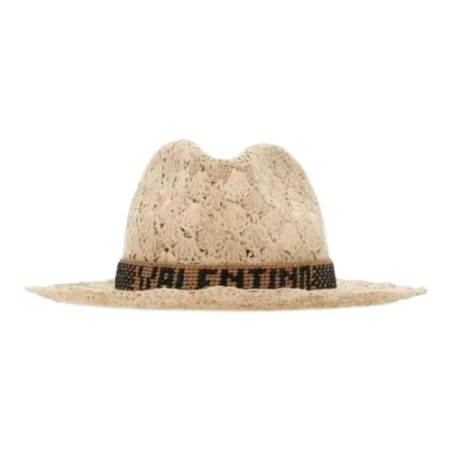 Valentino Солома Шапки и Кепки Унисекс Бежевый