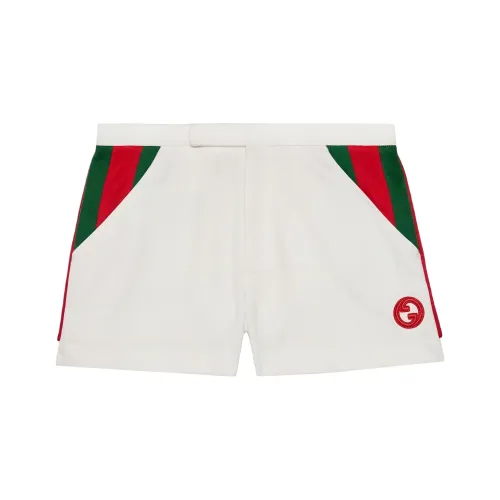 GUCCI Белые Женские Повседневные Шорты