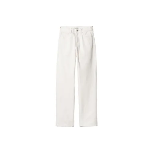 Carhartt WIP Collaboration SS25 Белые Женские Джинсы