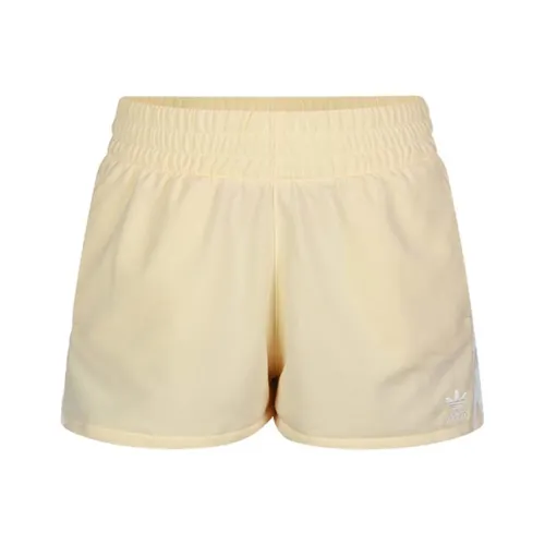 Adidas Originals 3 Stripes Повседневные шорты Женские Желтые
