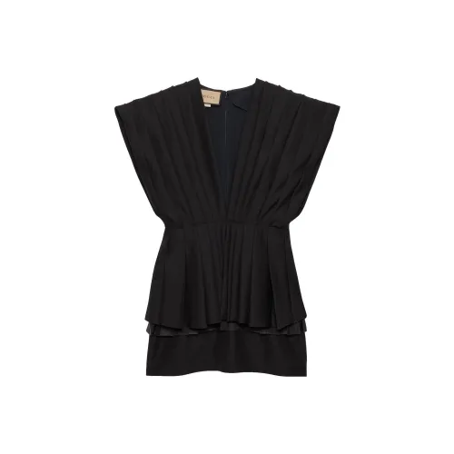 GUCCI SS23 Без рукавов Платье Женское Черное