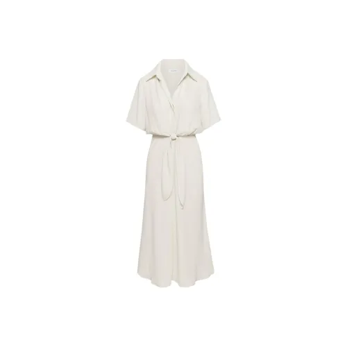 ARITZIA BABATON Аббатство Короткий рукав Платье Короткий рукав Платье Женское Березовый Березовый