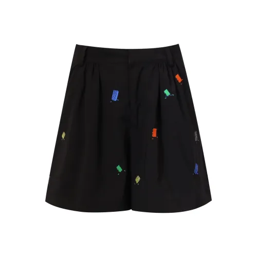 Valeria Obbaco Valeria Obbaco Fun Series Черные Женские Повседневные шорты