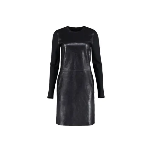 CK Calvin Klein FW22 A Линия Юбка Платье Черный