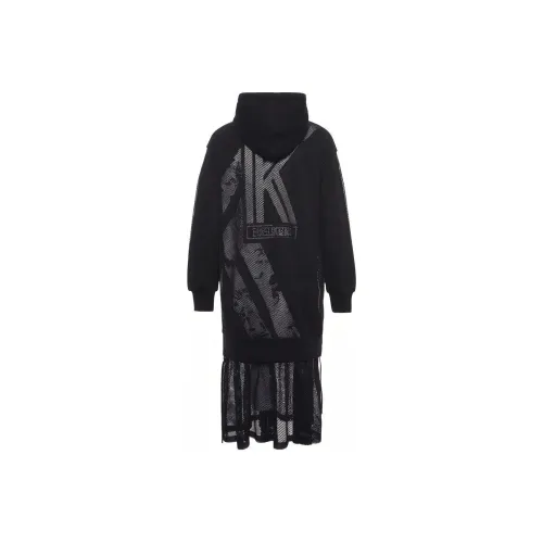 EVISU Черный Женские Длинные Платья с Длинными Рукавами