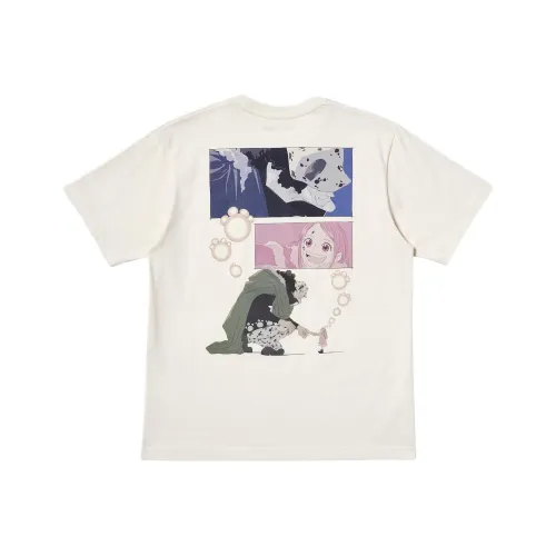 UNIQLO x One Piece Collaboration Edition Ван-Пис Коллаборация Edition SS25 T Рубашка Мужская Кремовая
