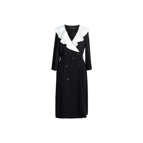 ROEYSHOUSE Длинное платье с длинными рукавами женское черное