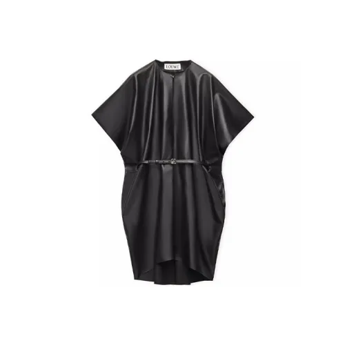 LOEWE Black Женские Короткие Платья с Рукавами