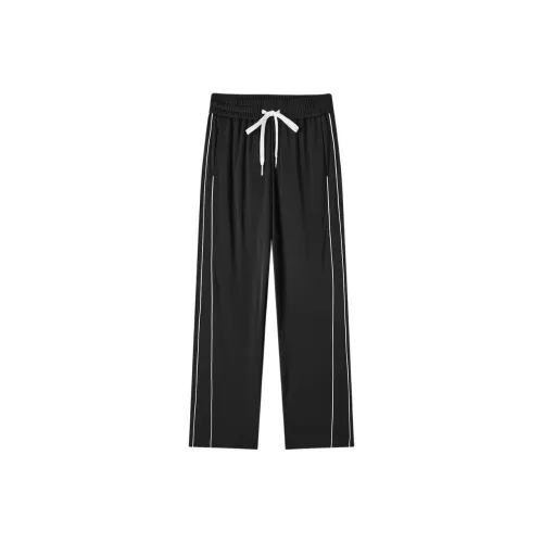 EICHITOO Повседневные брюки Женские Черный