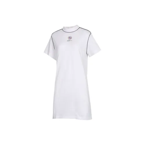ADIDAS NEO Короткий рукав Платье Женское Белое