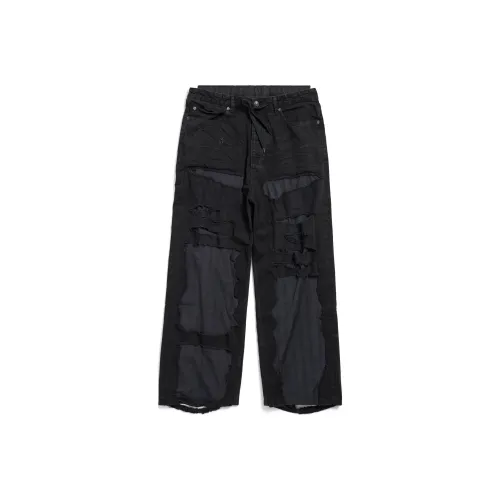 BALENCIAGA Черные Женские Повседневные Брюки