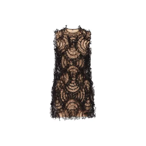 Valentino Без рукавов Платье Женское Черное