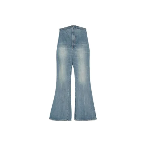 Alexander McQueen Джинсы Женские Светло-Синий